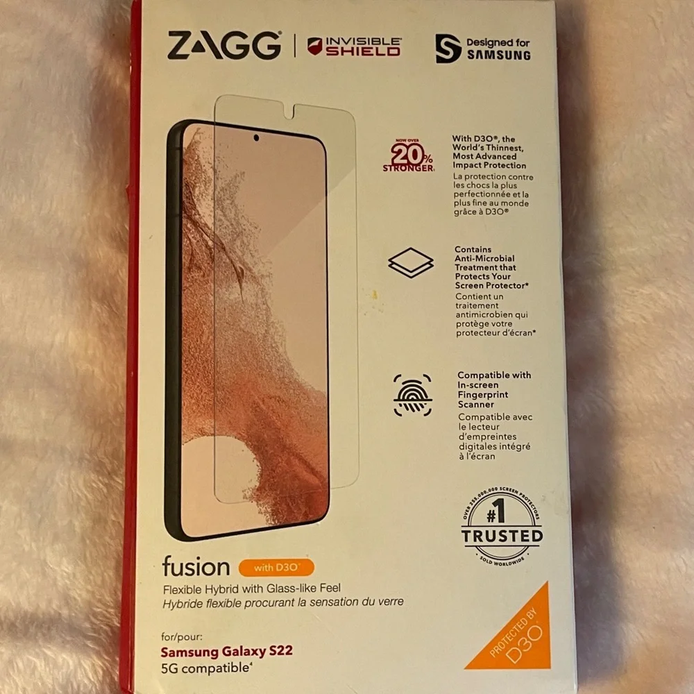 ZAGG InvisibleShield Screen Protector for Samsung Galaxy S22 - Clear